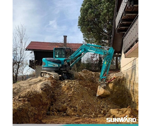 Изображение Компактный экскаватор SUNWARD SWE90UF